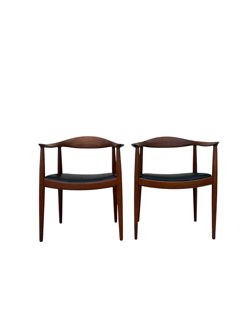 Hans Wegner “The Chair” Set by Johannes Hansen