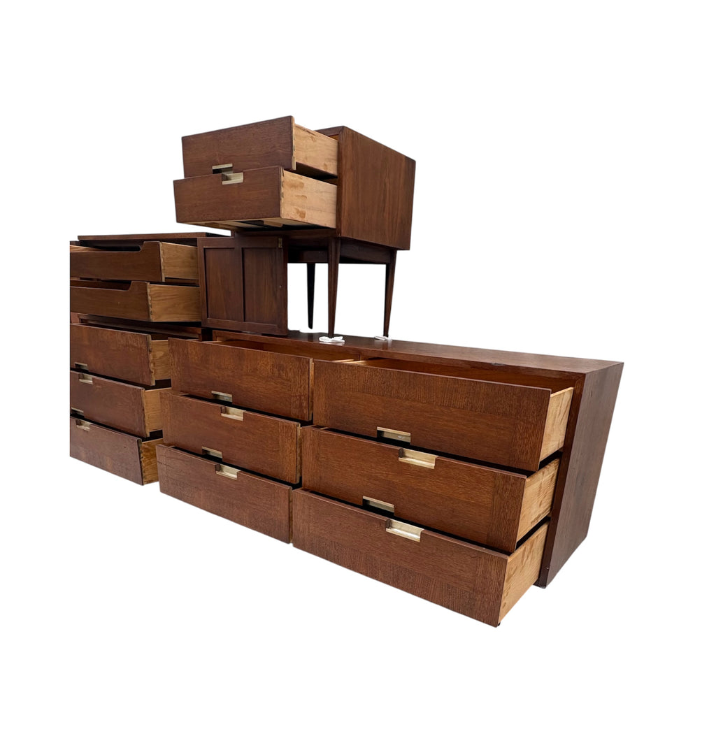 American of Martinsville "Dania" 3-Piece Bedroom Set by Merton Gershun