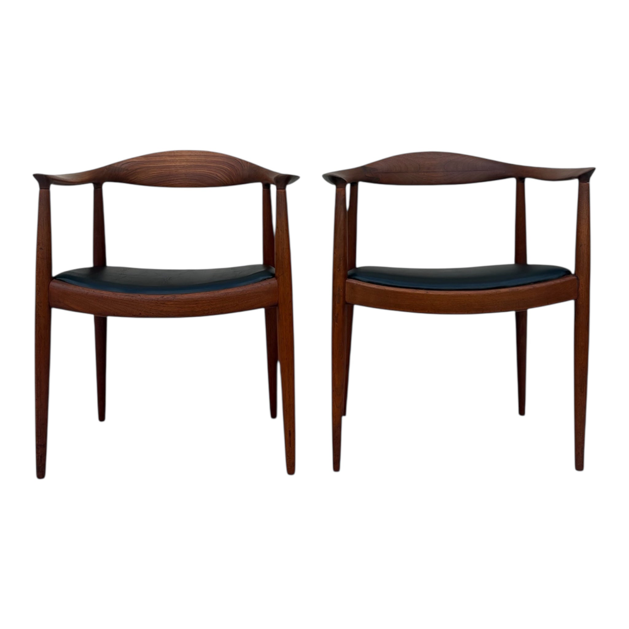 Hans Wegner “The Chair” Set by Johannes Hansen