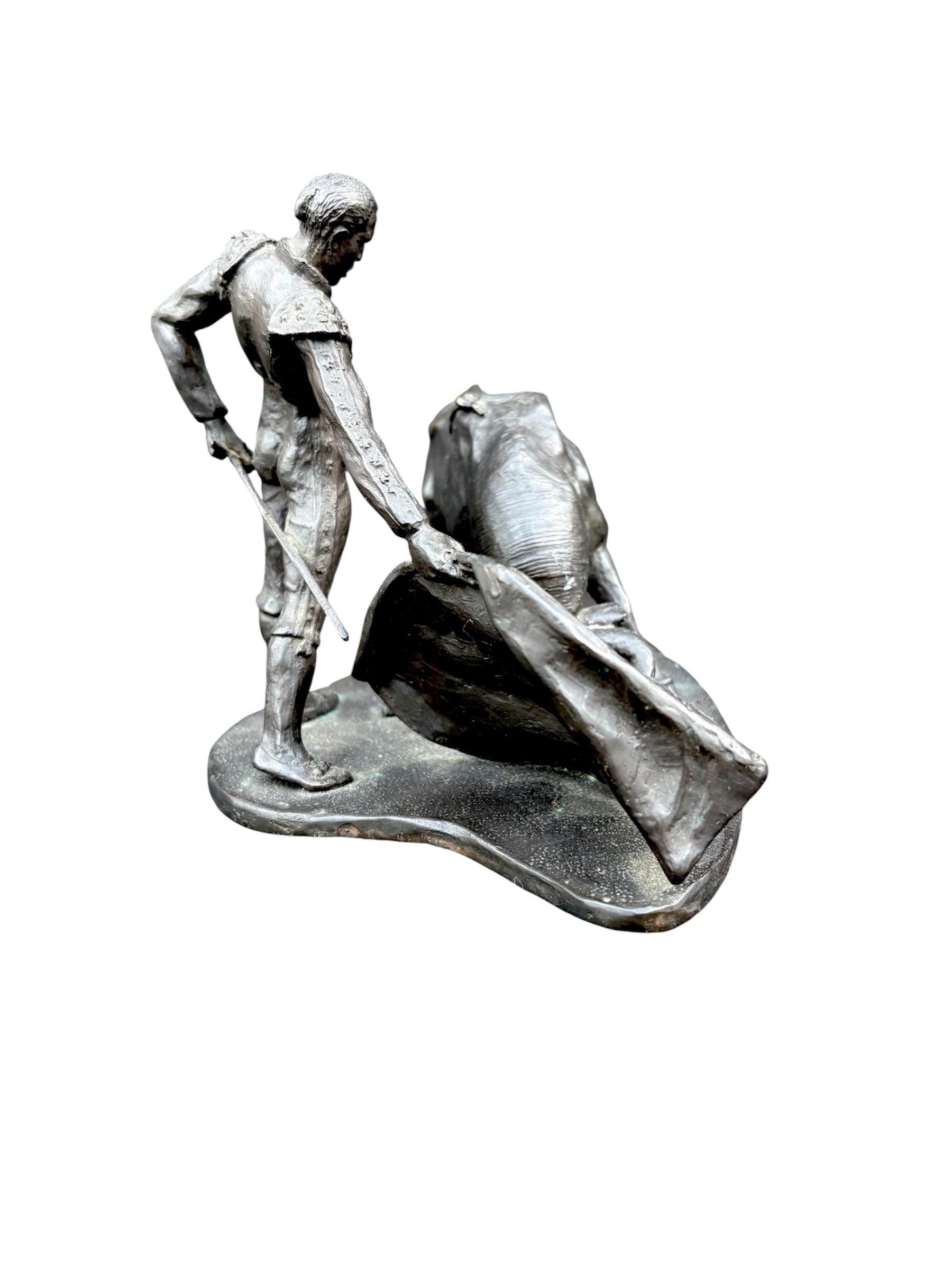 Bronze Matador & Bull Sculpture by José María Moreno (41/49)