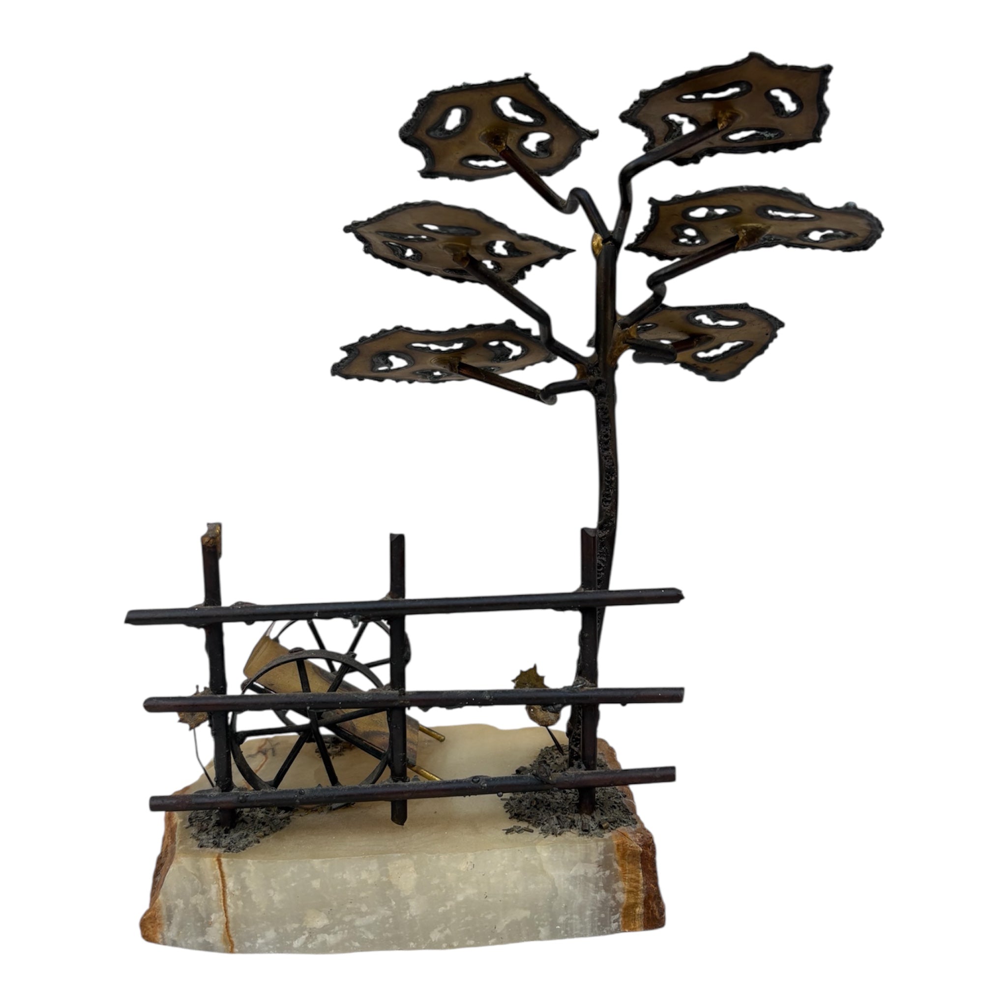 Mario Jason Signed Tree Of Life Bonsai Sculpture