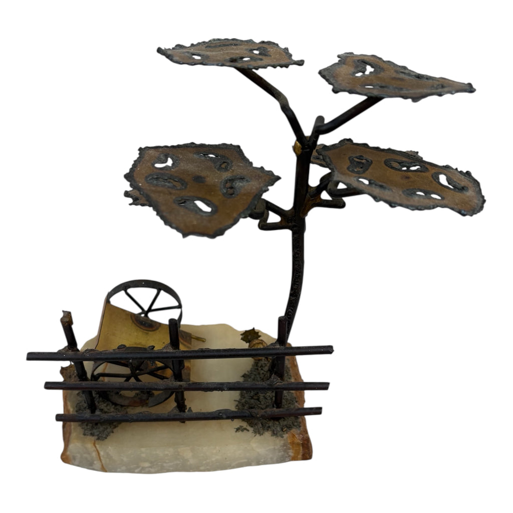 Mario Jason Signed Tree Of Life Bonsai Sculpture