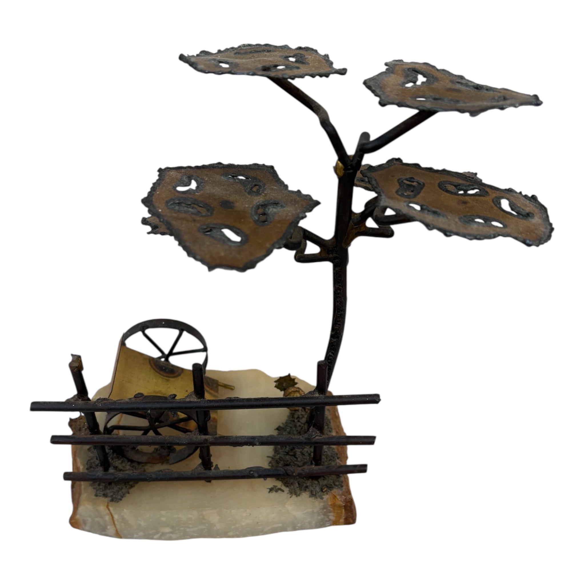 Mario Jason Signed Tree Of Life Bonsai Sculpture