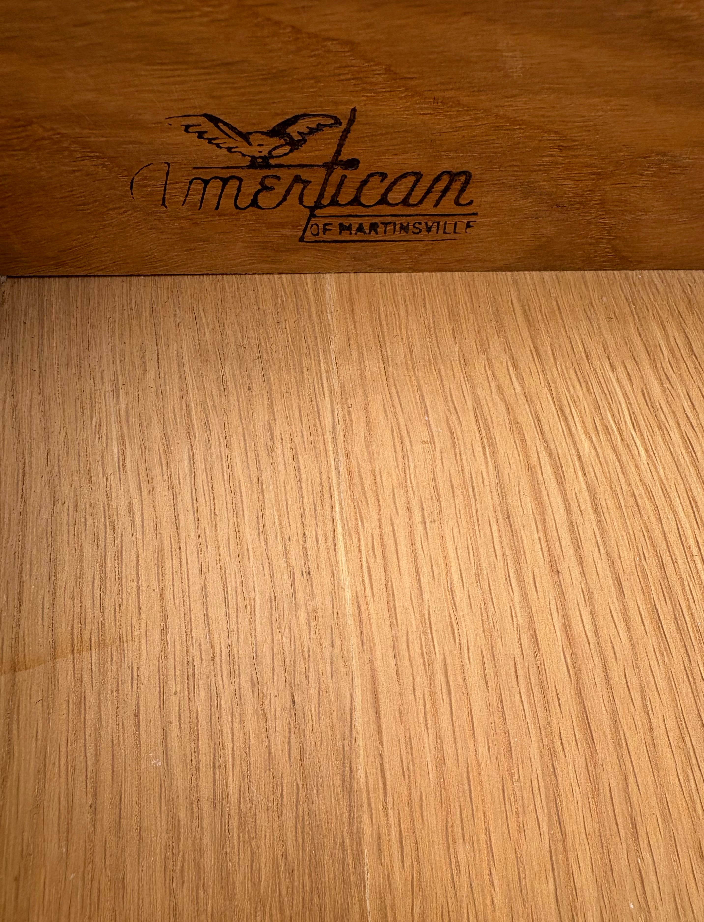 Merton Gershun for American of Martinsville Nightstand - Dania Collection X Inlay