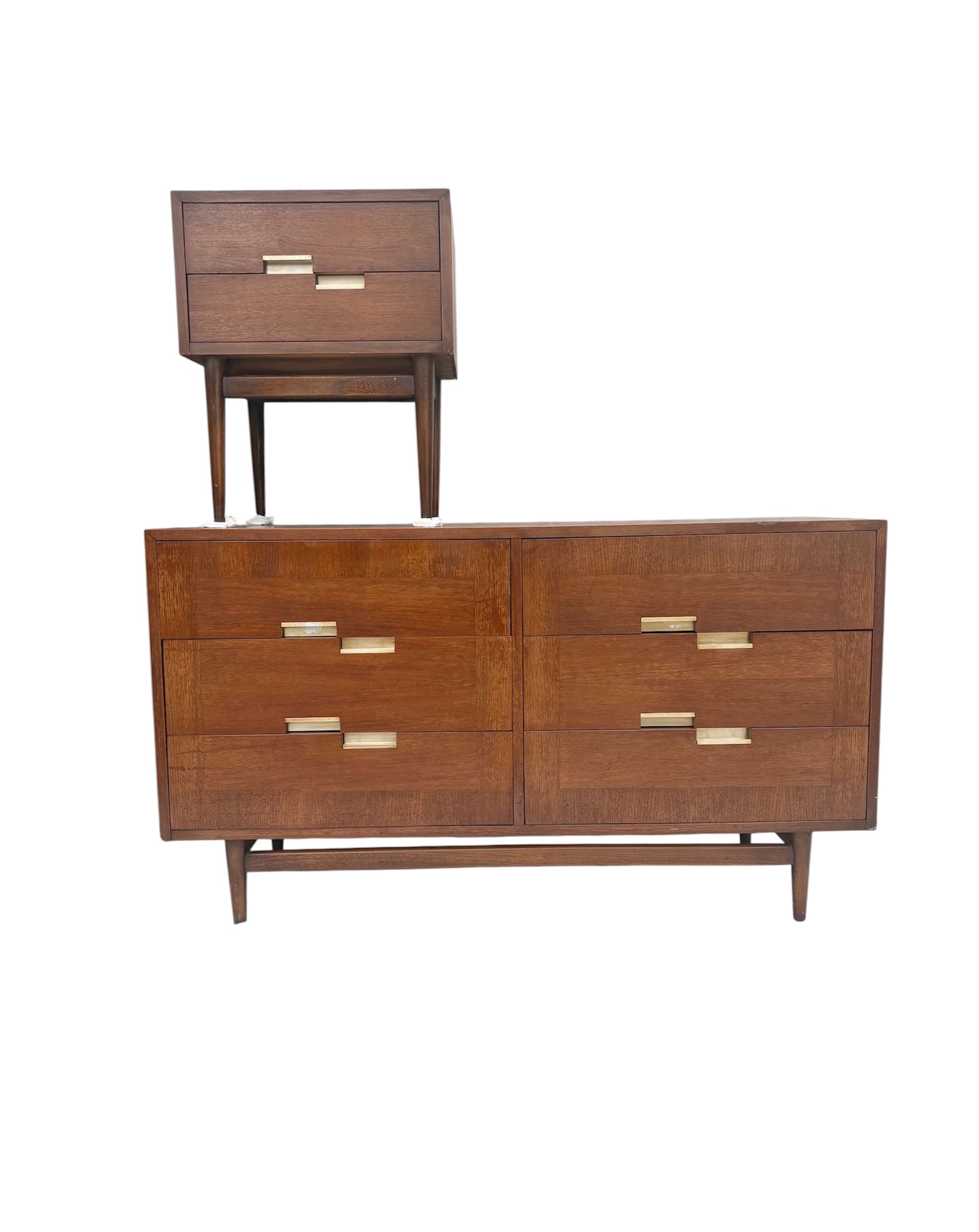 American of Martinsville "Dania" 3-Piece Bedroom Set by Merton Gershun