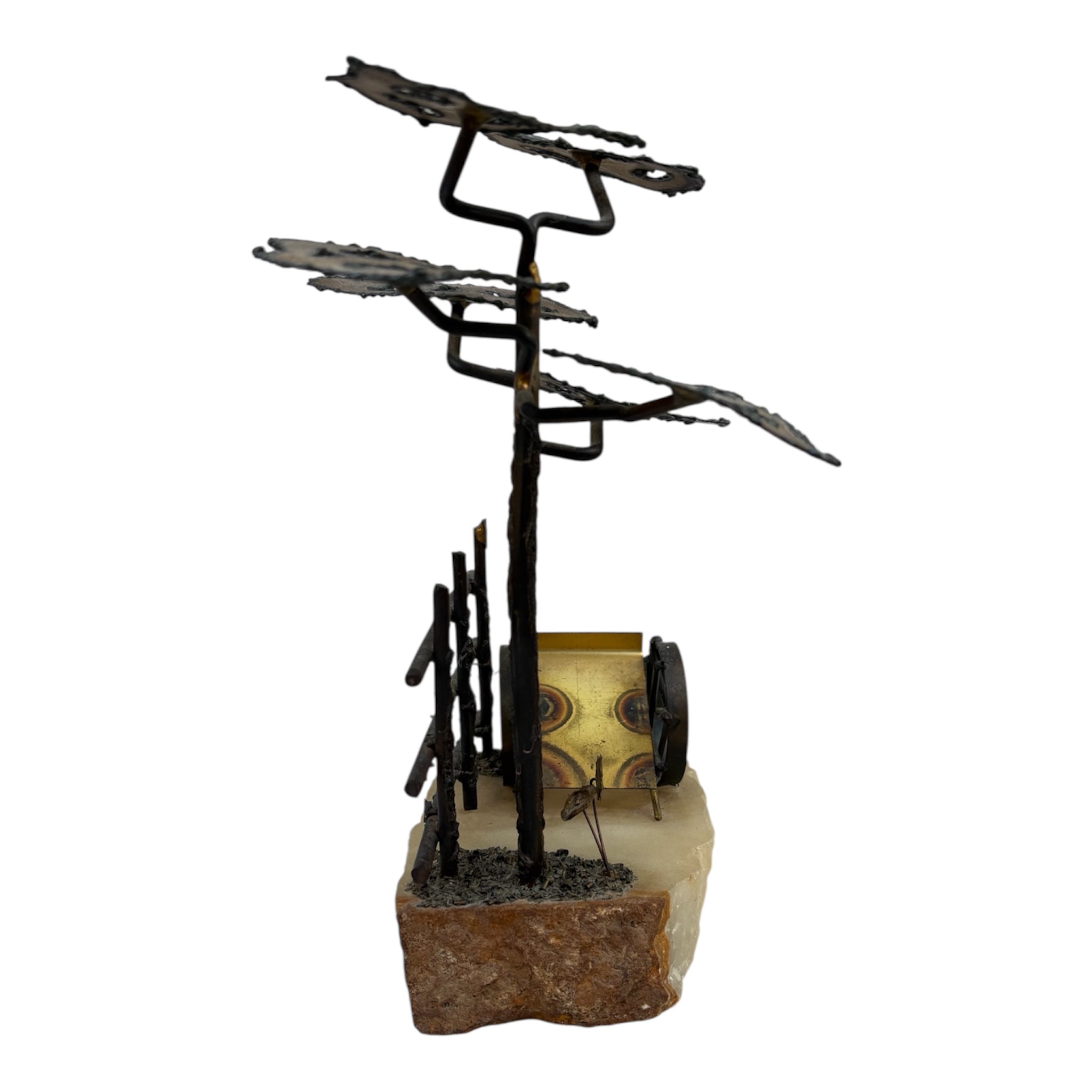 Mario Jason Signed Tree Of Life Bonsai Sculpture