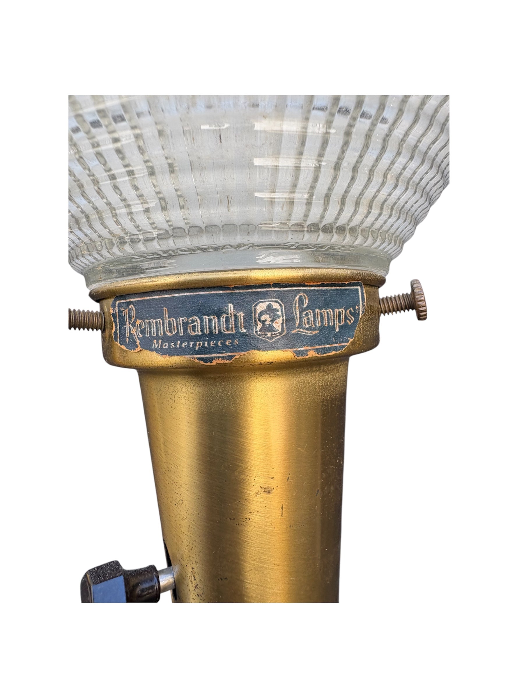 Rembrandt “Masterpieces” Brass Table Lamps