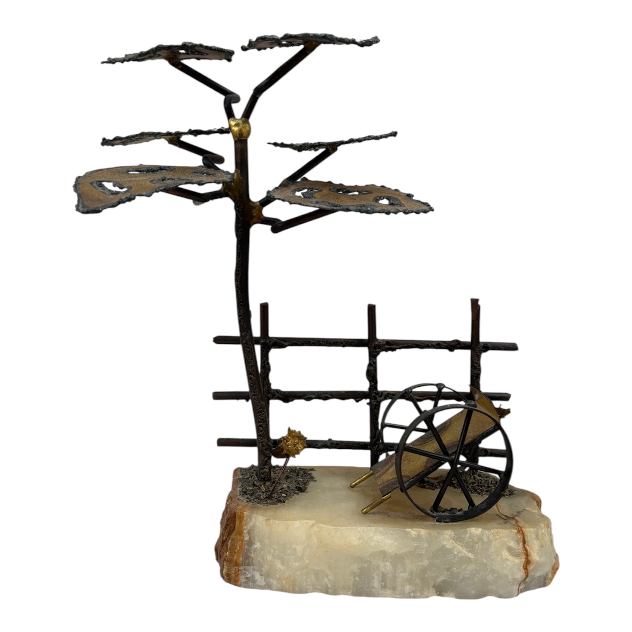 Mario Jason Signed Tree Of Life Bonsai Sculpture