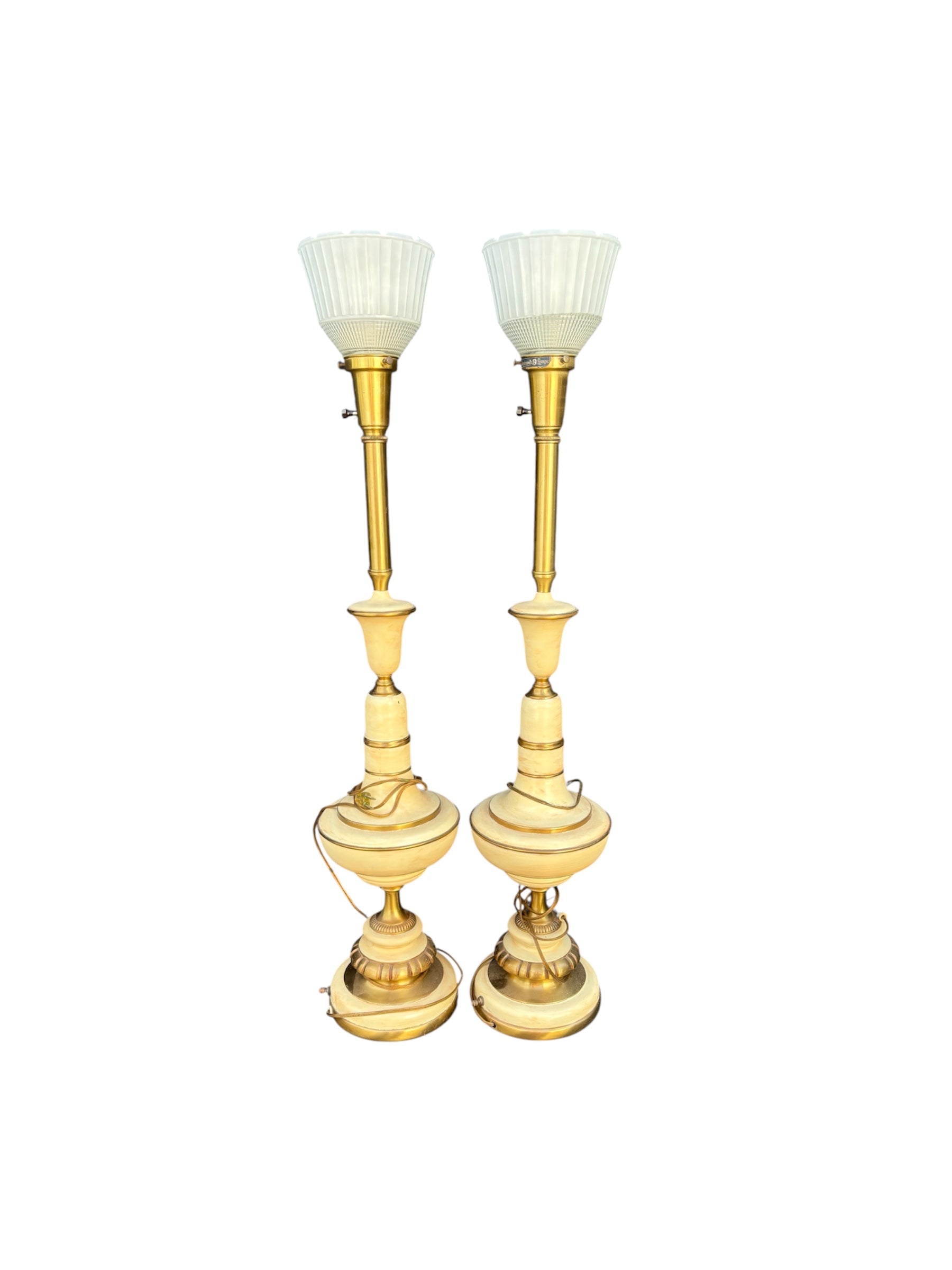 Rembrandt “Masterpieces” Brass Table Lamps
