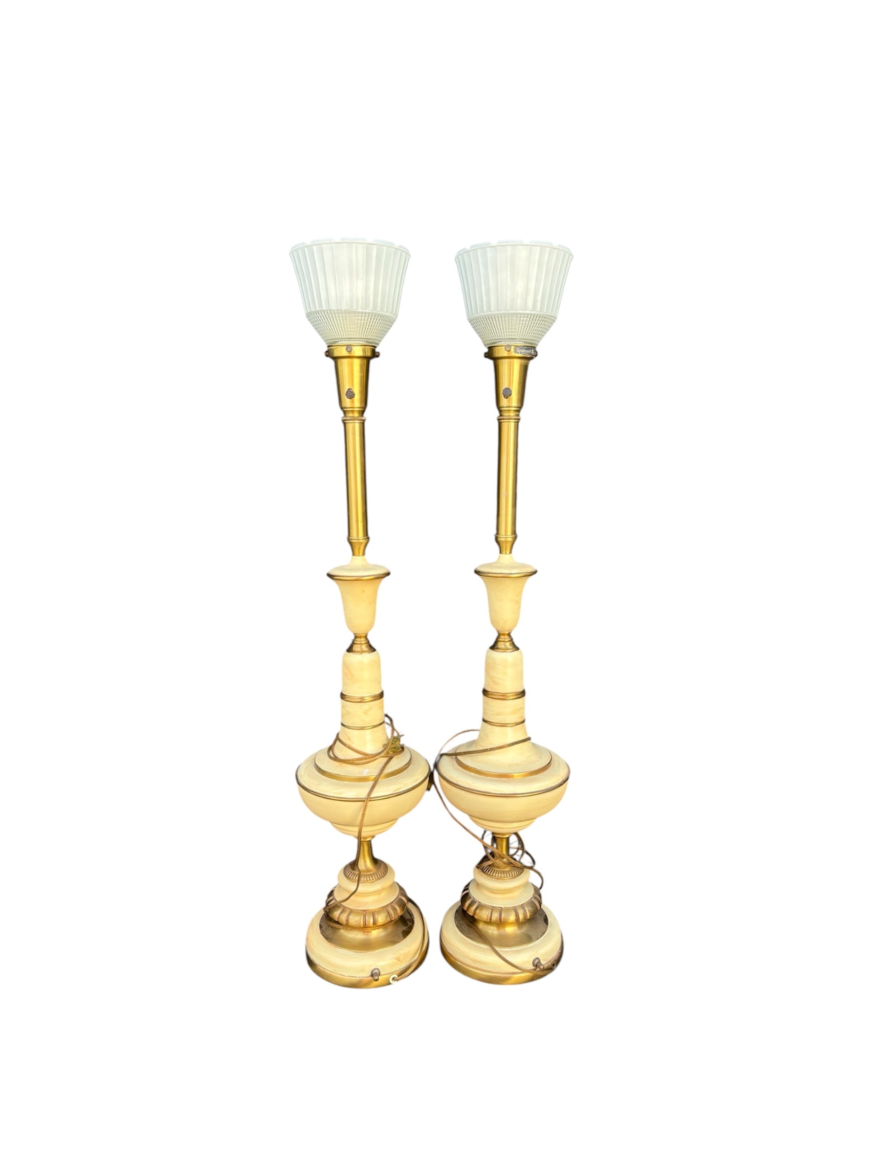 Rembrandt “Masterpieces” Brass Table Lamps
