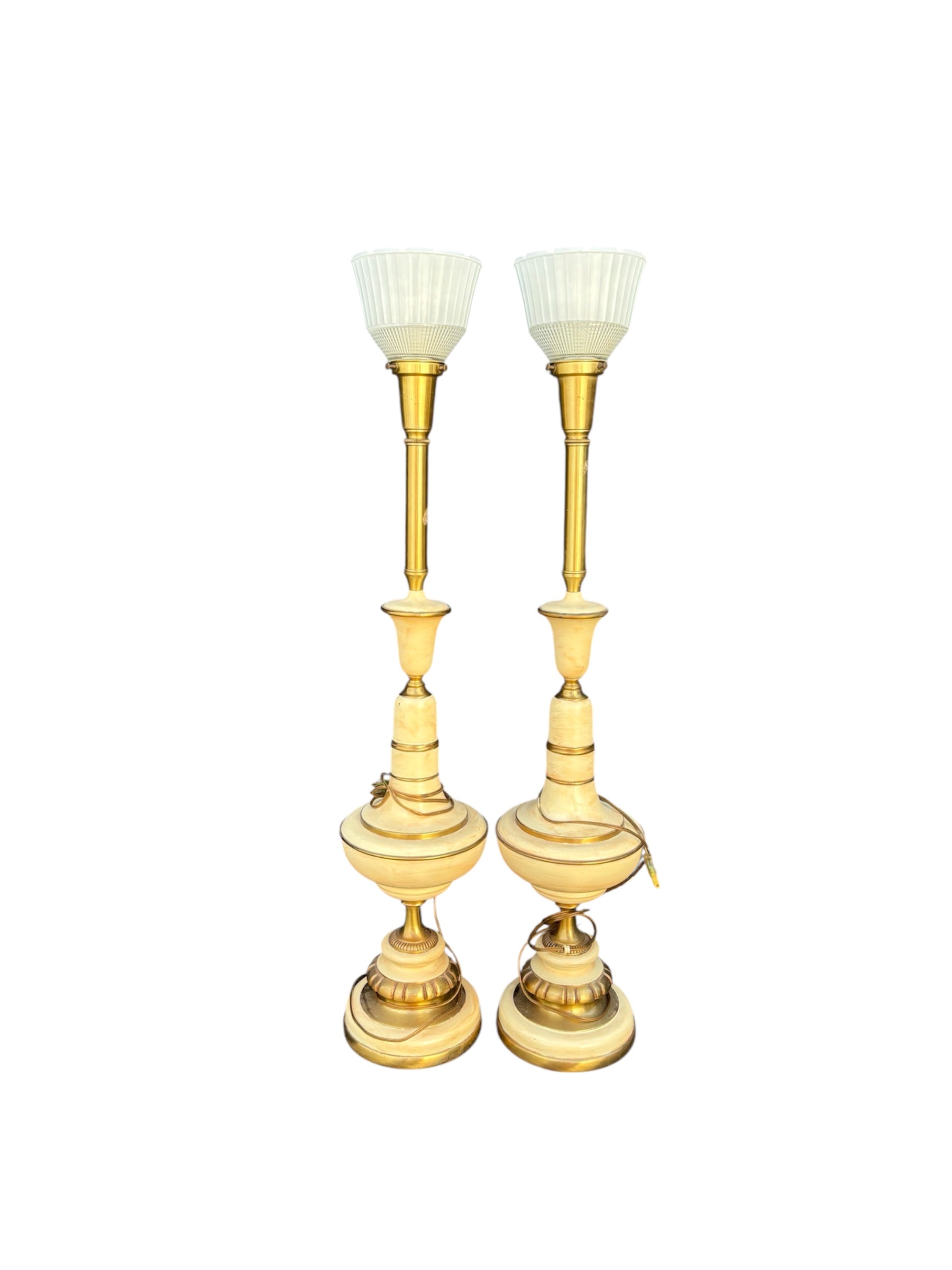 Rembrandt “Masterpieces” Brass Table Lamps