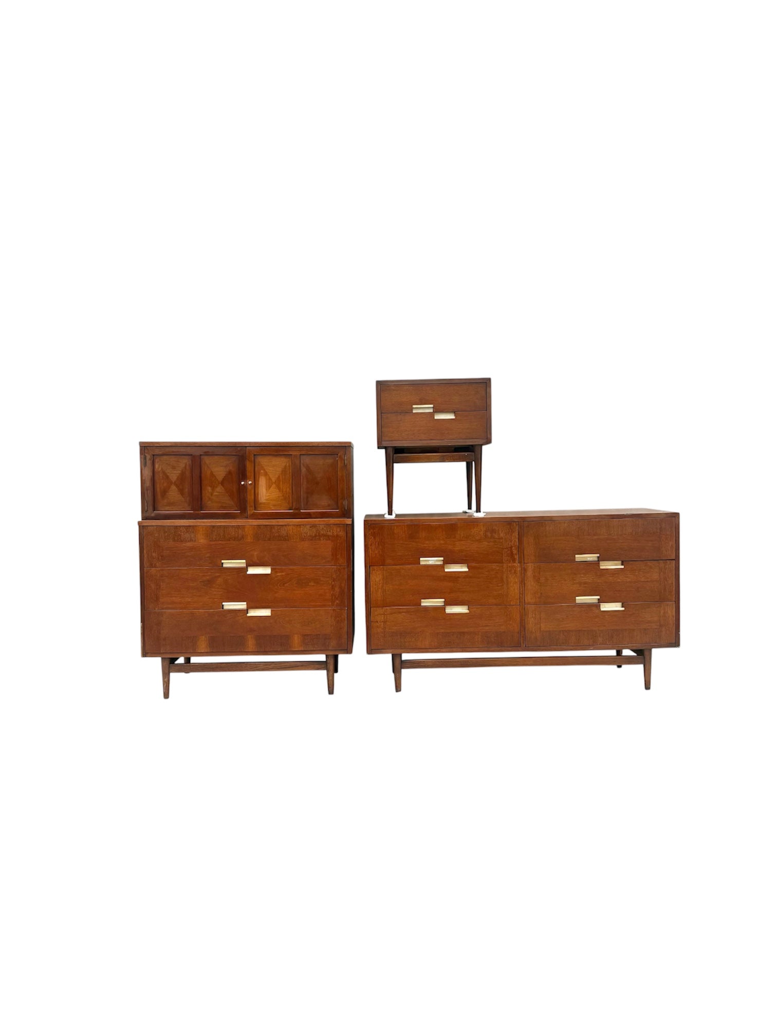 American of Martinsville "Dania" 3-Piece Bedroom Set by Merton Gershun