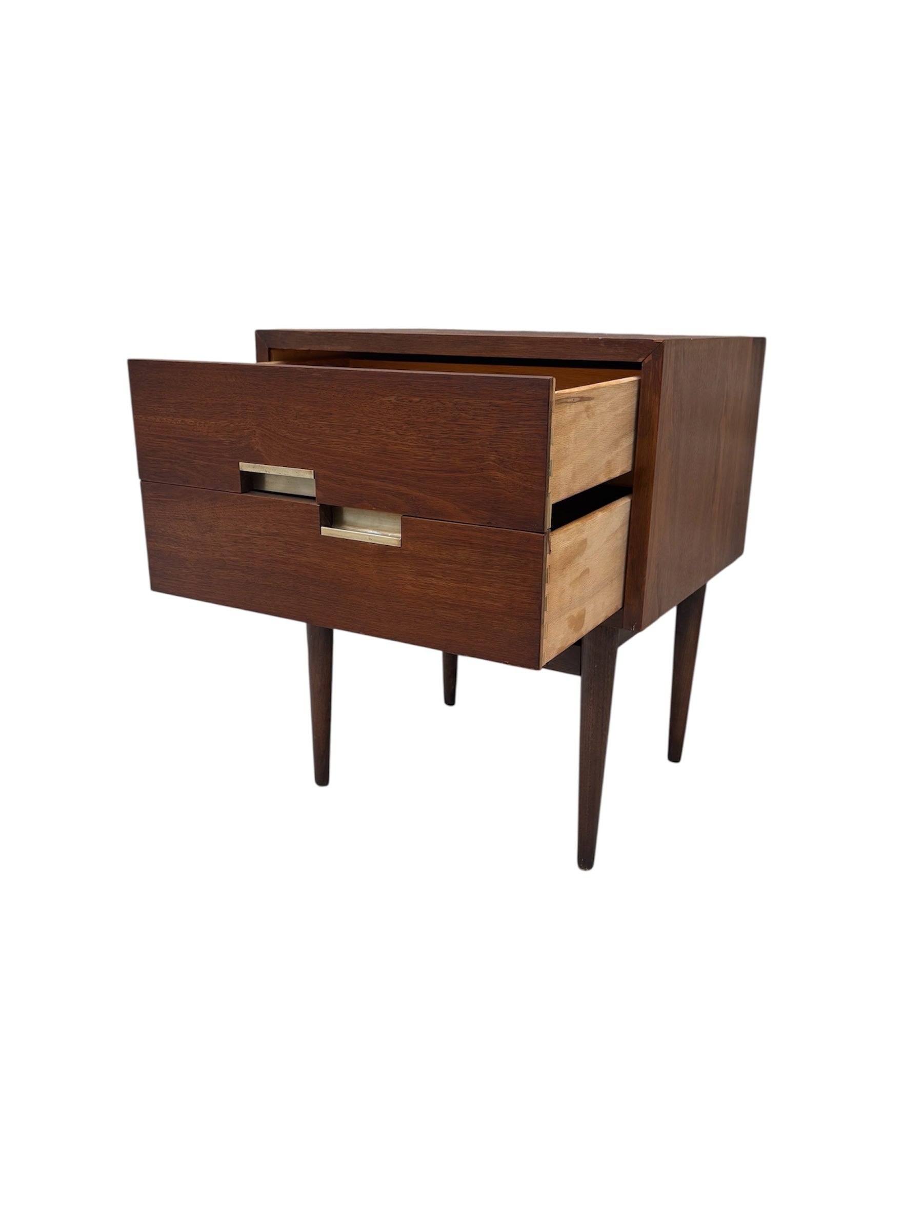 Merton Gershun for American of Martinsville Nightstand - Dania Collection X Inlay