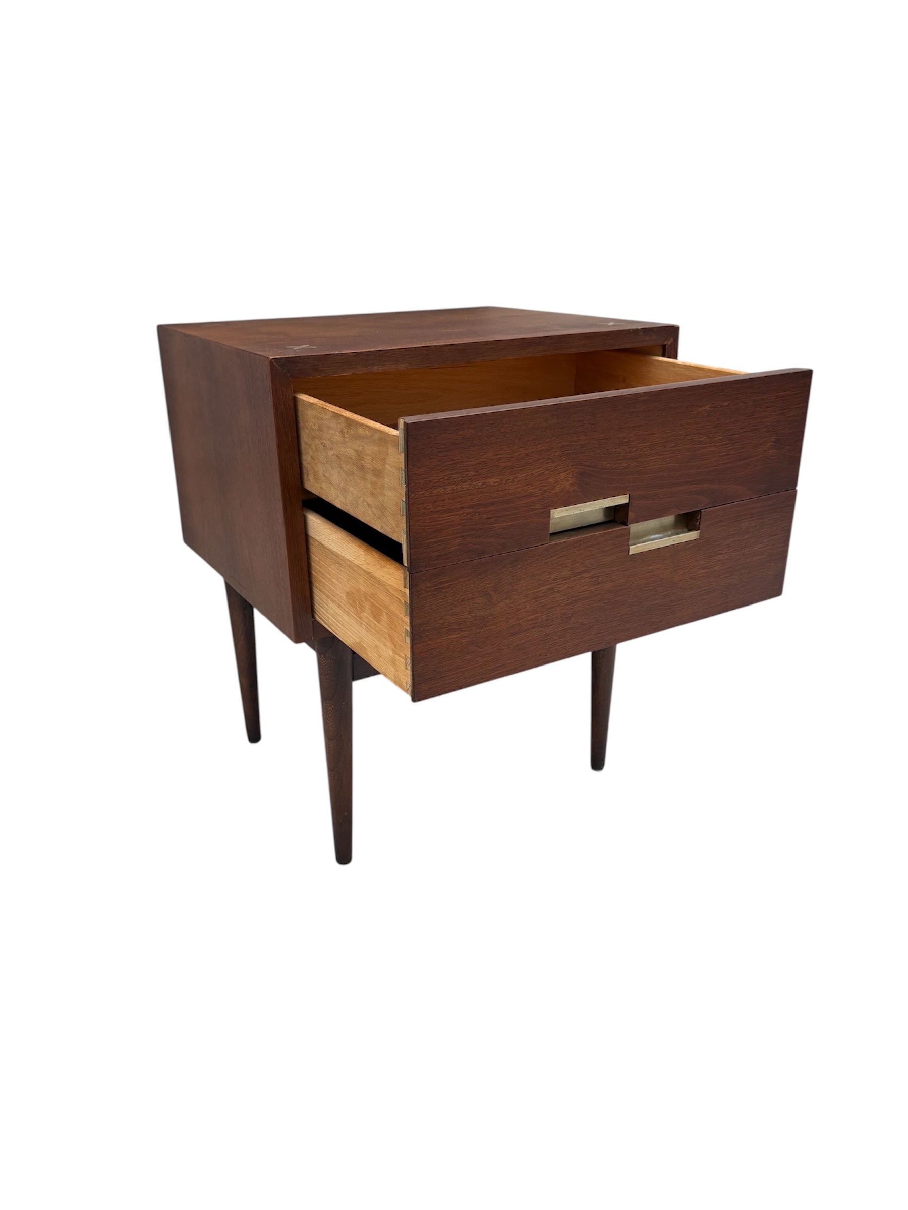 Merton Gershun for American of Martinsville Nightstand - Dania Collection X Inlay